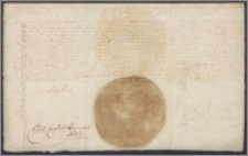 August III król polski pozwala Janowi Soroce, łowczemu powiatu oszmiańskiego i podstarościemu wileńskiemu oraz jego żonie Mariannie z Ruszewskich zrzec się na rzecz Jana Litawora stolnika nowogrodzkiego i Anny z Chreptowiczów dożywocia na starostwie osielskim [...]