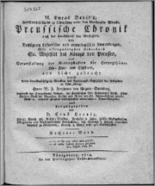 M. Lucas David's Hof-Gerichts-Raths zu Königsberg unter dem Marggrafen Albrecht, Preussische Chronik
