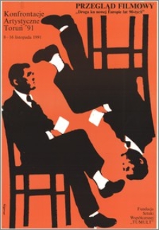 Przegląd filmowy. "Droga ku nowej Europie lat 90-tych". Konfrontacje artystyczne Toruń '91