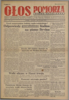 Głos Pomorza : pismo codzienne 1947.01.27, R. 3 nr 21