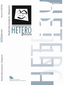 Heteroglossia. Studia kulturoznawczo-filologiczne. Nr 9 (2019)