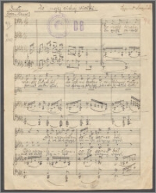 Do mojej cichej wioski : duet sopran-tenor