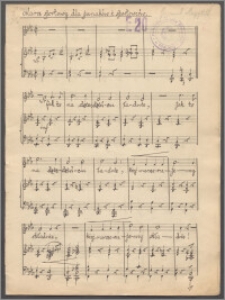 Marsz sportowy dla junaków i sportowców : [na głos z akompaniamentem fortepianu]