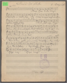 Pieśń do ślubu : [na głos z akompaniamentem skrzypiec, wiolonczeli i organów]