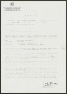 Decyzja kierownika Urzędu do Spraw Kombatantów i Osób Represjonowanych o przyznaniu uprawnień kombatanckich