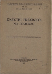 Zabytki przyrody na Pomorzu
