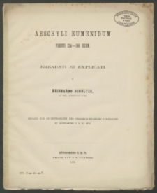 Aeschyli Eumenidum versus 234-388 Herm