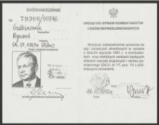 Zaświadczenie nr 79366/50716