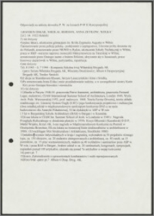 Odpowiedzi na ankietę "Słownika Polski Walczącej na Kresach Północno-Wschodnich Rzeczypospolitej"