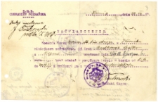 Zaświadczenie. Komenda Kursu techn. dla kier. drużyn w Kórniku