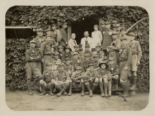 Kurs techniczny dla drużyn, w gościnie u pp. Szubertów w Zaworach w dniu 27 czerwca 1927 r.