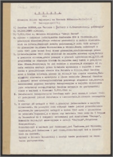 Ankieta "Słownika Polski Walczącej na Kresach Północno-Wschodnich II Rzeczypospolitej"