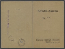 Betriebs - Ausweis