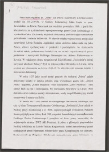 Życiorys Franciszka Jeglińskiego