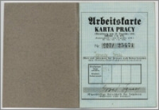 Generalgowernement Arbeitskarte Karta Pracy
