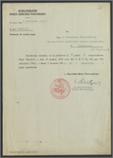 Zaszeregowanie do 9 grupy