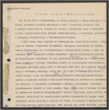 Życiorys Jerzego Jensza, ps. "Krepdeszyn"