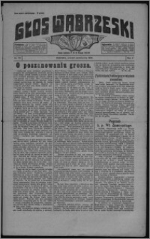 Głos Wąbrzeski 1924.10.11, R. 5, nr 121