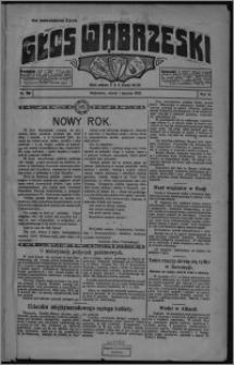 Głos Wąbrzeski 1925.01.01, R. 6, nr 154 [i.e. 1]
