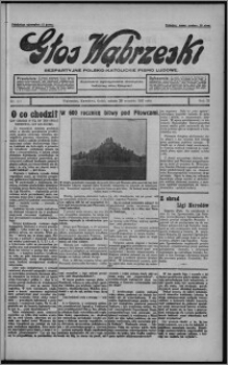 Głos Wąbrzeski : bezpartyjne polsko-katolickie pismo ludowe 1931.09.26, R. 11, nr 113