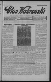 Głos Wąbrzeski : bezpartyjne polsko-katolickie pismo ludowe 1931.11.17 [i.e. 1931.11.19], R. 11, nr 136