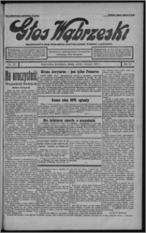 Głos Wąbrzeski : bezpartyjne polsko-katolickie pismo ludowe 1932.11.01, R. 12, nr 127