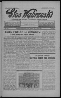 Głos Wąbrzeski : bezpartyjne polsko-katolickie pismo ludowe 1933.03.09, R. 13, nr 29