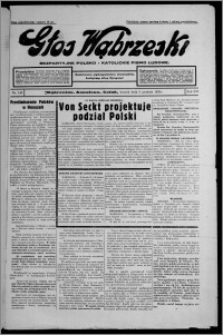 Głos Wąbrzeski : bezpartyjne polsko-katolickie pismo ludowe 1935.12.03, R. 16, nr 143