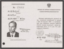 Zaświadczenie Nr 174411