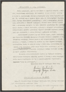 Oświadczenie z MCCA Przysięgi