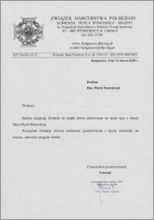 [Pozdrowienia harcerskie]