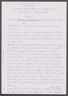 Ankieta do "Słownika Polski Walczącej na Kresach Półn. - Wsch. II Rzeczpospolitej"