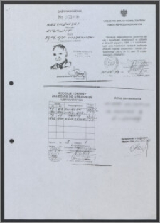 Zaświadczenie Nr 375030