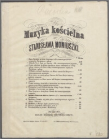 Pieśni żałobne do Mszy świetej za dusze zmarłych na cztery głosy (Sopran.Alt. Tenor. Bas) z towarzyszeniem organów
