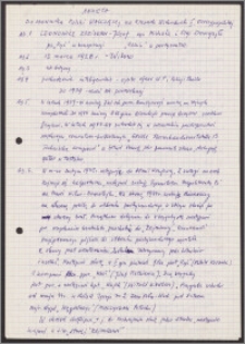 Ankieta do "Słownika Polski Walczącej na Kresach Północno-Wschodnich w II Rzeczypospolitej"