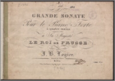 Grande sonate : Pour le Piano - Forte à quatre mains