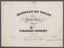 Rondeau en walse : pour le Piano - Forte : oeuvre 66