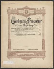 Zwei Frauenchöre : (auch für einzelne Stimmen) mit Klavierbegleitung : Op. 36 No. 2, Wellensingen (aus Jul. Wolff's "Loreley")