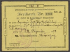Freikarte Nr. 4258