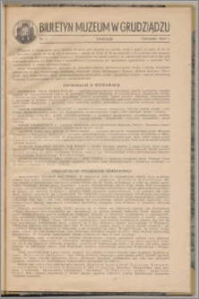 Biuletyn Muzeum w Grudziądzu czerwiec 1960, nr 2