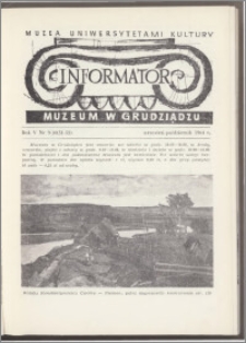 Informator Muzeum w Grudziądzu wrzesień-październik 1964, Rok V nr 9-10 (51-52)