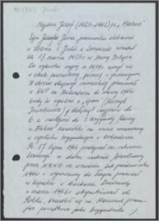 Dane do ankiety "Słownika Polski Walczącej na Kresach Północno-Wschodnich II Rzeczypospolitej"