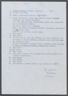 Milewski Wiktor [ankieta]