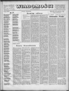 Wiadomości, R. 1, nr 33 (33), 1946