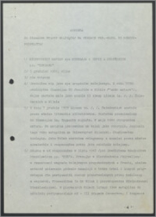 Ankieta do "Słownika Polski Walczącej na Kresach Płn.-Wsch. II Rzeczypospolitej"