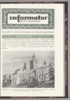 Informator Muzeum w Grudziądzu kwiecień-czerwiec 1968, Rok IX nr 2 (76)