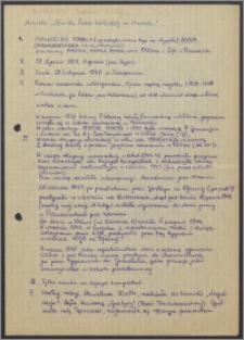 Ankieta "Słownika Polski Walczącej na Kresach Północno-Wschodnich II Rzeczypospolitej"