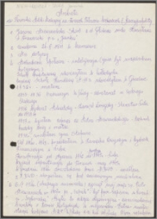 Ankieta do "Słownika Polski Walczącej na Kresach Północno-Wschodnich w II Rzeczypospolitej"