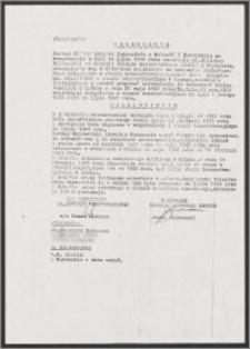 Orzeczenie ZBoWiD o przyznanie uprawnień do świadczeń kombatanckich