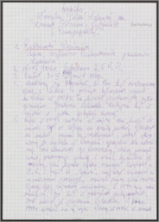 Ankieta "Słownika Polski Walczącej na Kresach Północno-Wschodnich w II Rzeczypospolitej"